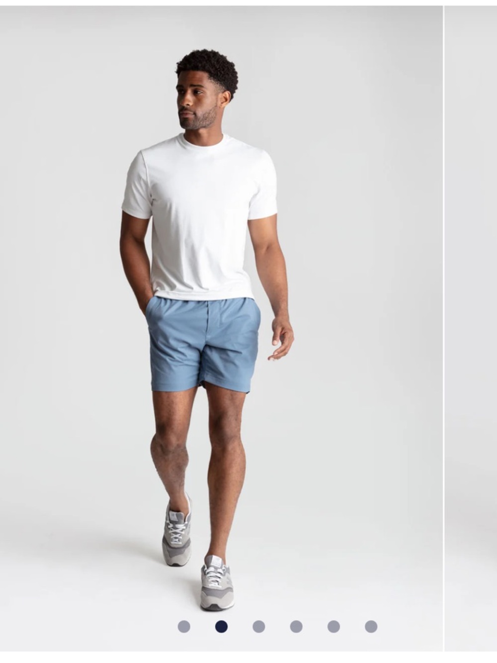 Birdsdogs Khaki Shorts in Pacific Blue size l long